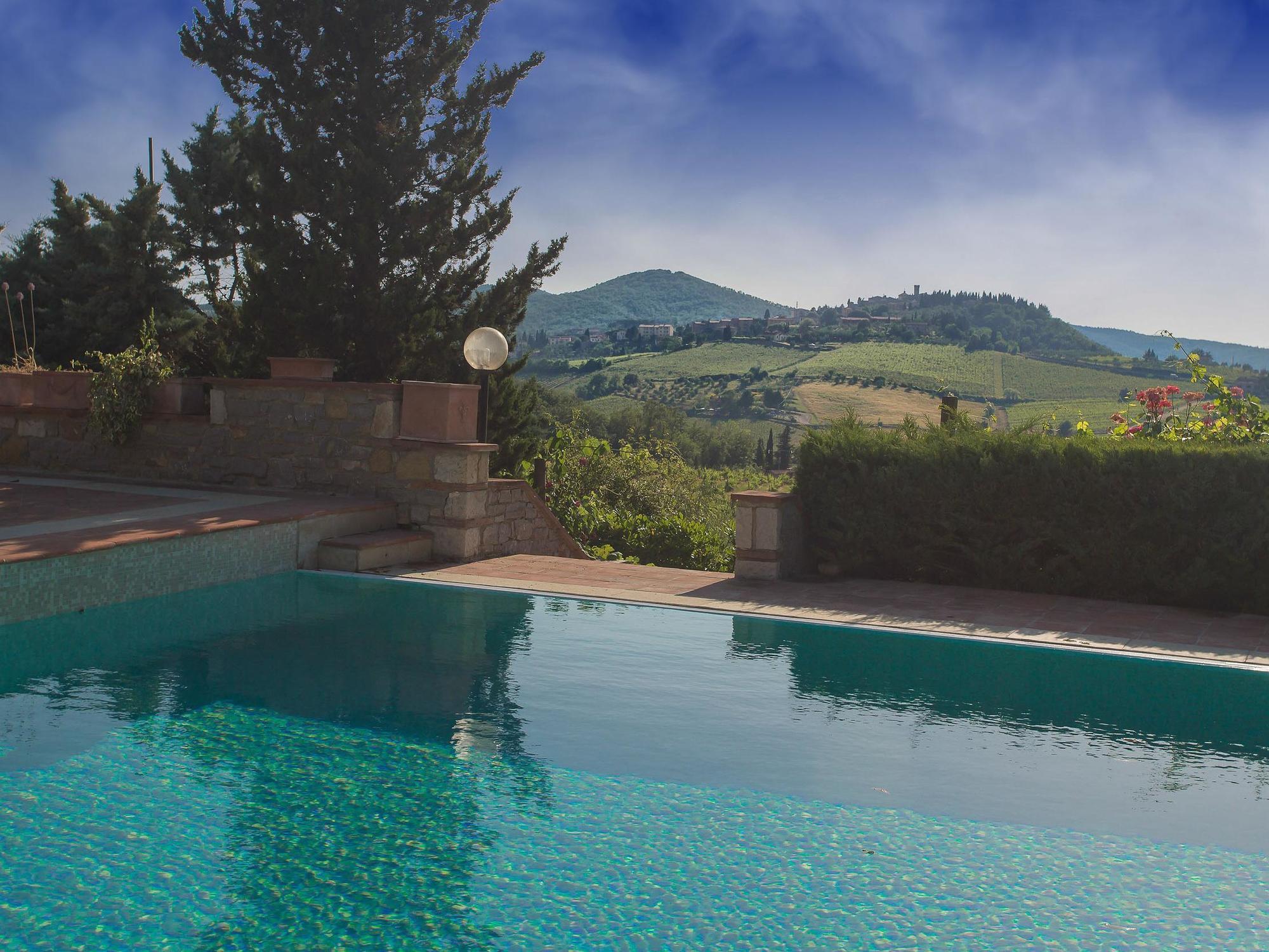 Gasthaus Relais Santa Cristina Radda in Chianti Exterior foto